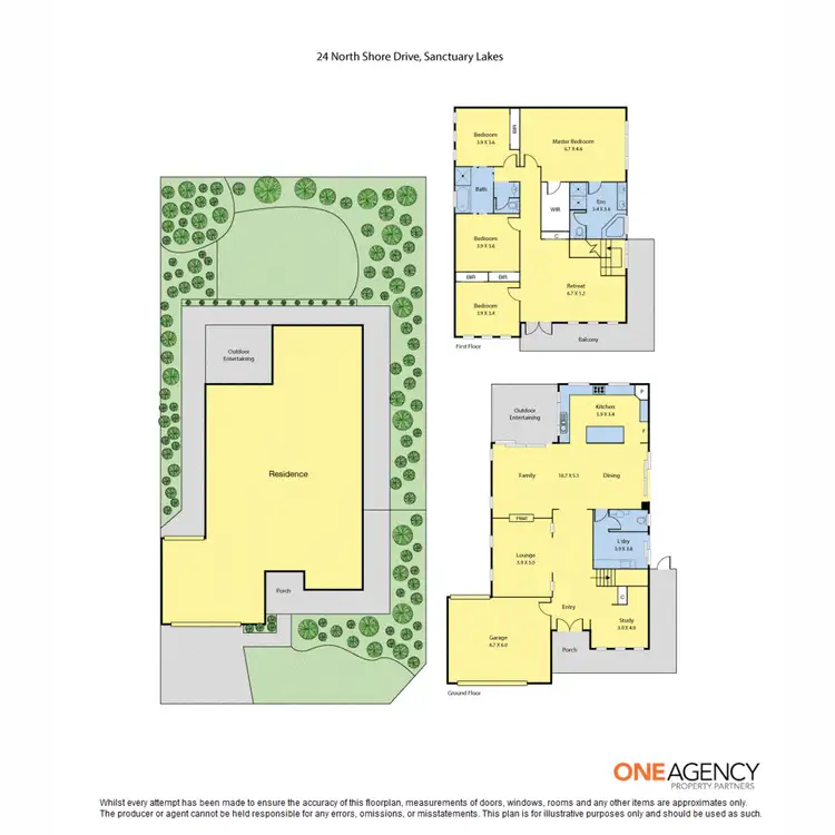 Floorplan of Homely house listing, 24 North Shore Drive, Sanctuary Lakes VIC 3030