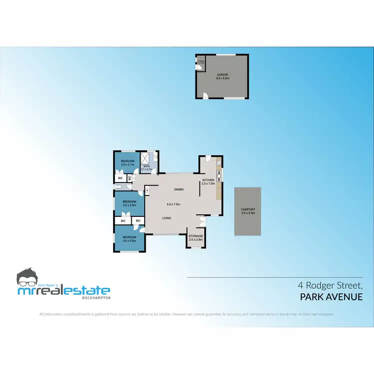 Floorplan of Homely house listing, 4 Rodger Street, Park Avenue QLD 4701