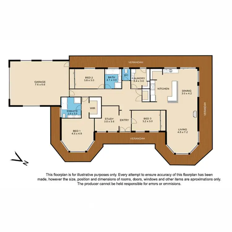 Floorplan of Homely house listing, 17 Tamhaven Drive, Swan Reach VIC 3903