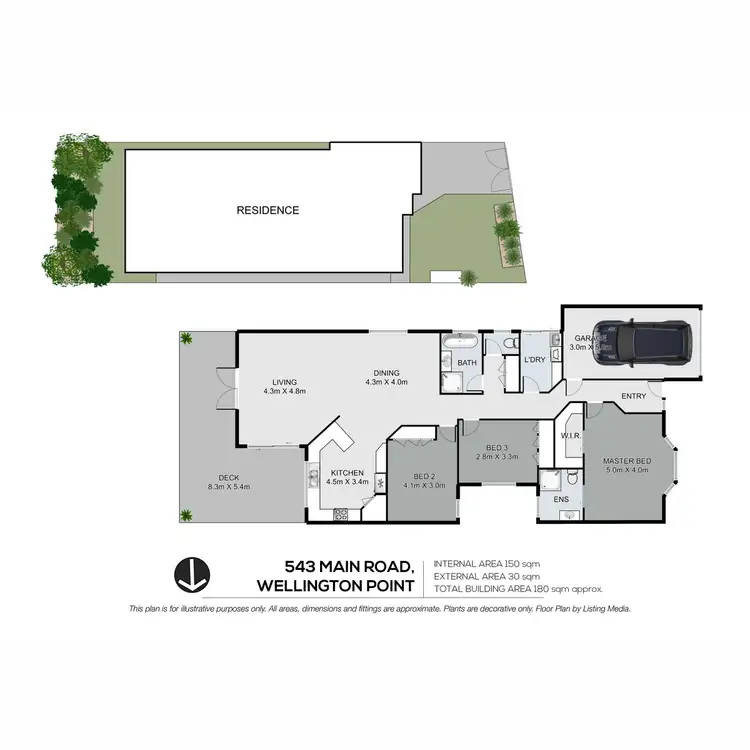 Floorplan of Homely house listing, 543 Main Road, Wellington Point QLD 4160