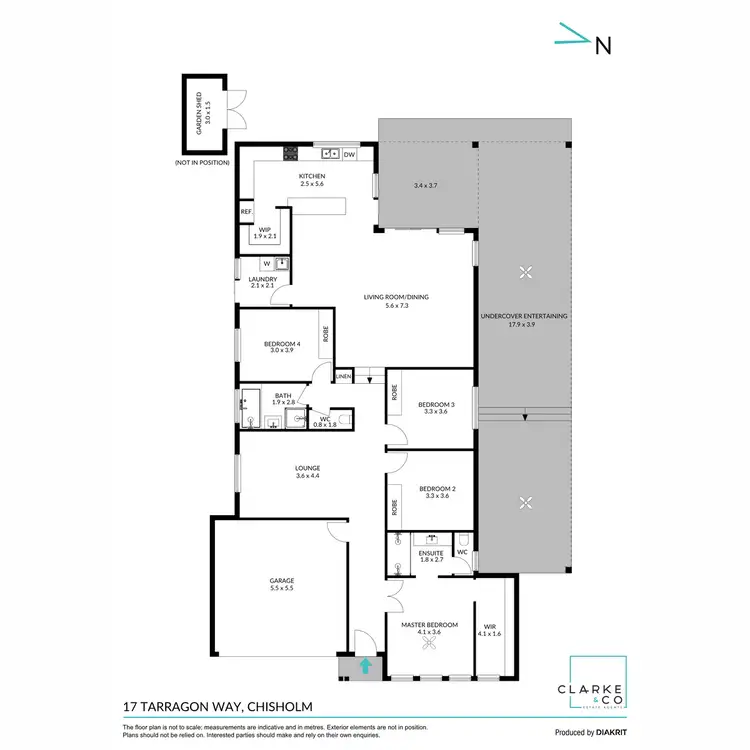 Floorplan of Homely house listing, 17 Tarragon Way, Chisholm NSW 2322