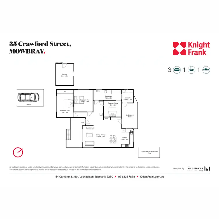 Floorplan of Homely house listing, 35 Crawford Street, Mowbray TAS 7248