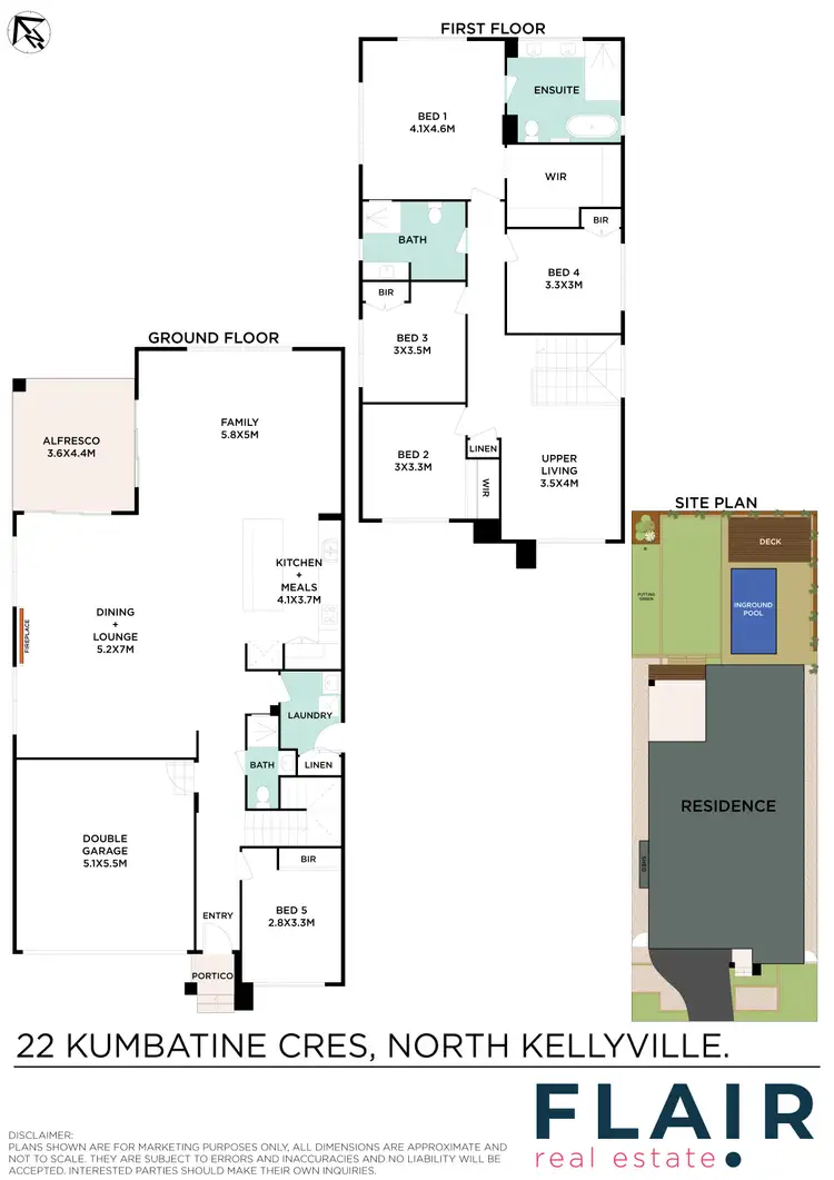 Floorplan of Homely house listing, 22 Kumbatine Crescent, North Kellyville NSW 2155