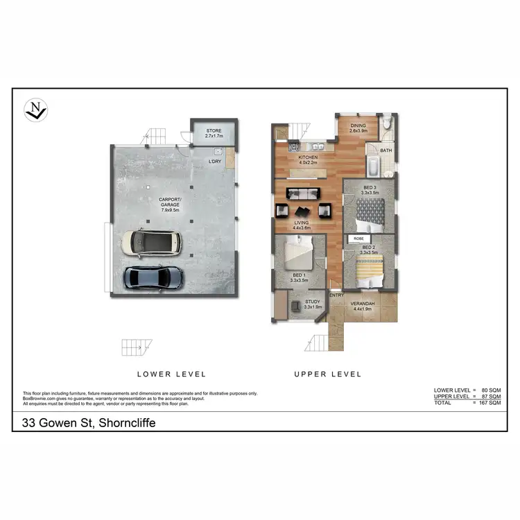Floorplan of Homely house listing, 33 Gowen Street, Shorncliffe QLD 4017