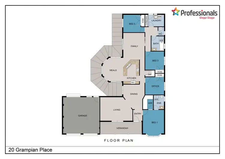 Floorplan of Homely house listing, 20 Grampian Place, Tatton NSW 2650