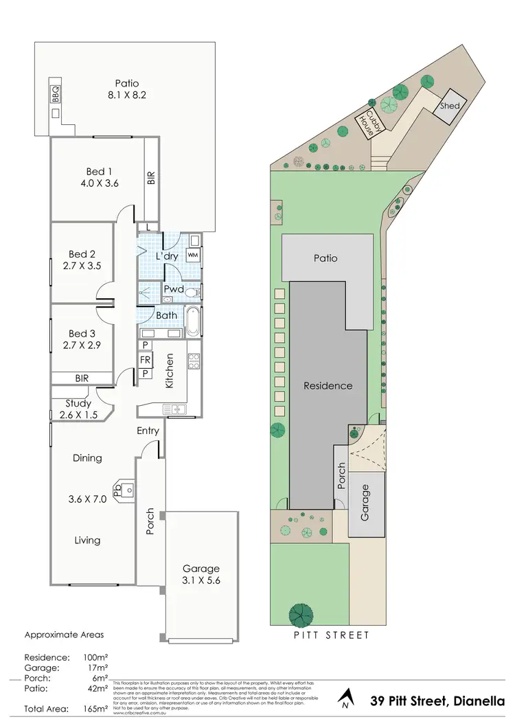 Floorplan of Homely house listing, 39 Pitt Street, Dianella WA 6059