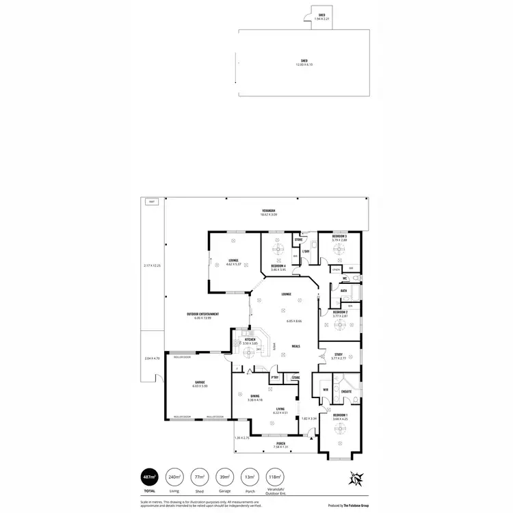 Floorplan of Homely house listing, 12 Chellaston Road, Munno Para West SA 5115