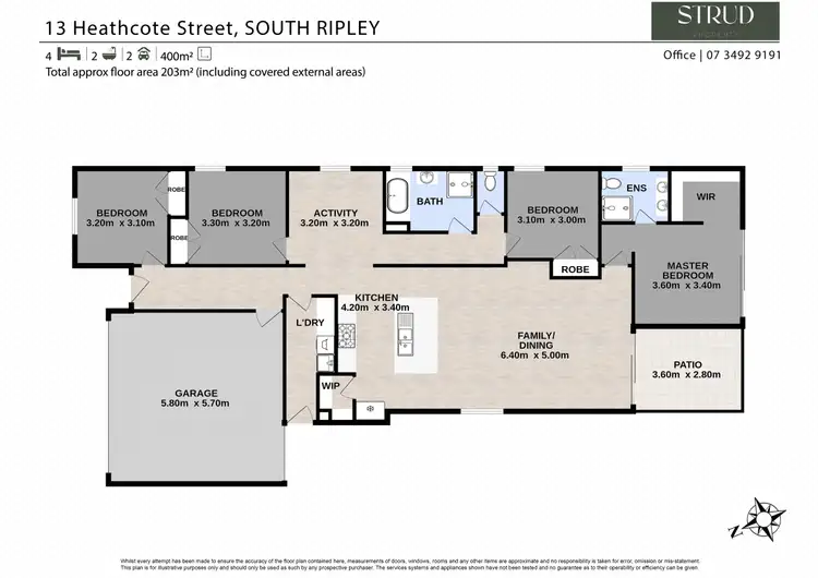 Floorplan of Homely house listing, 13 Heathcote Street, South Ripley QLD 4306