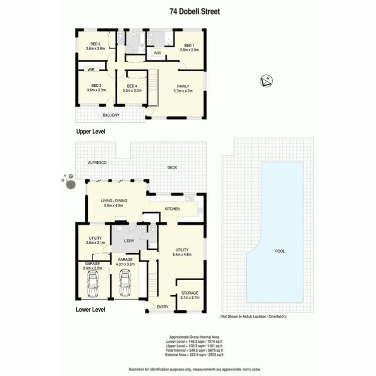 Floorplan of Homely house listing, 74 Dobell Street, Indooroopilly QLD 4068