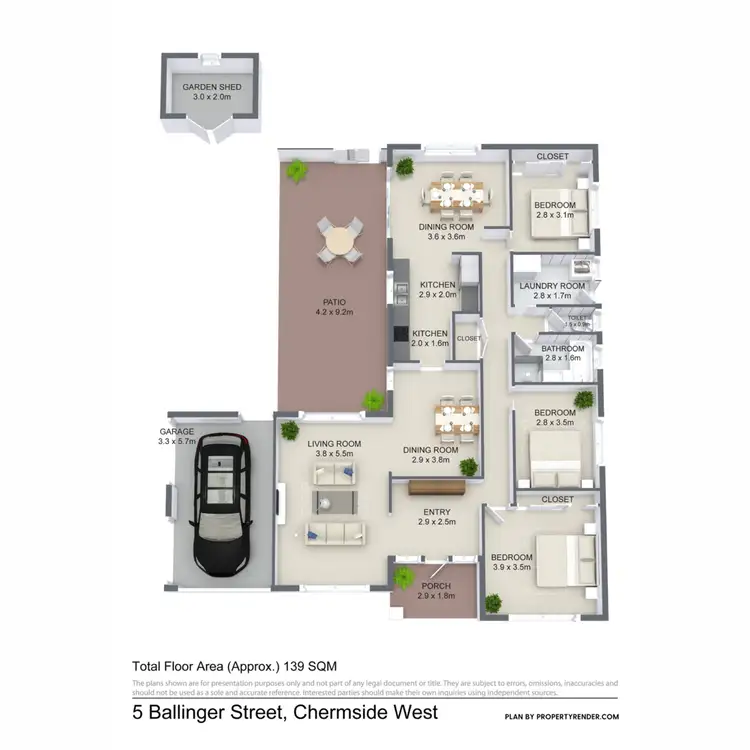 Floorplan of Homely house listing, 5 Ballinger Street, Chermside West QLD 4032