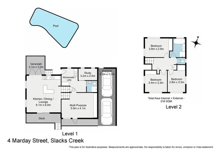 Floorplan of Homely house listing, 4 Marday Street, Slacks Creek QLD 4127