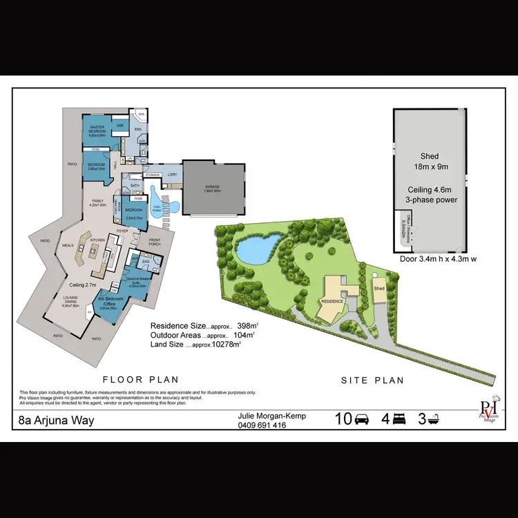 Floorplan of Homely house listing, 8a Arjuna Way, Gaven QLD 4211
