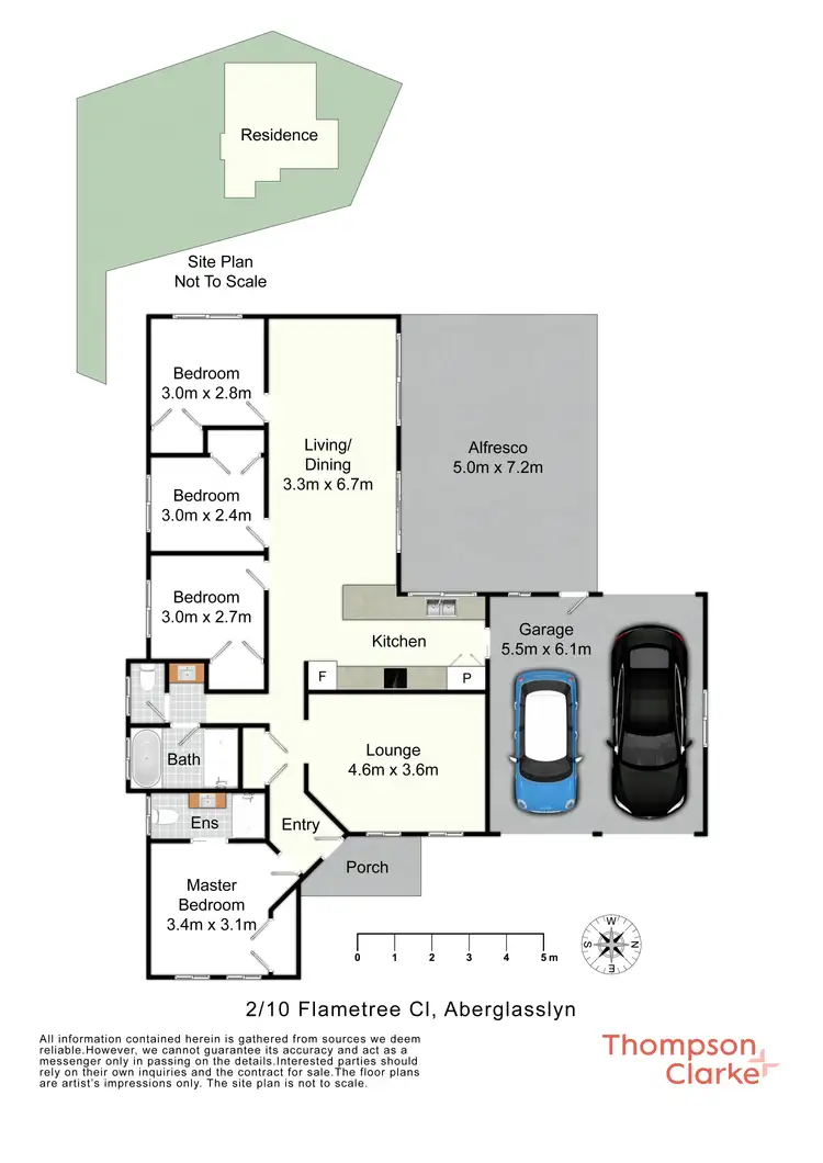 Floorplan of Homely house listing, 2/10 Flametree Close, Aberglasslyn NSW 2320