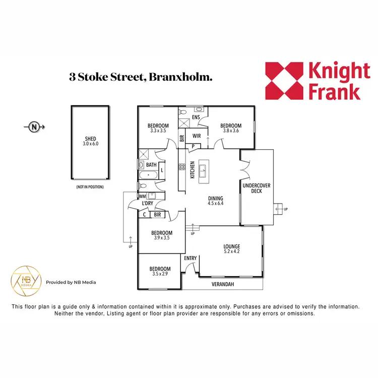 Floorplan of Homely house listing, 3 Stoke Street, Branxholm TAS 7261