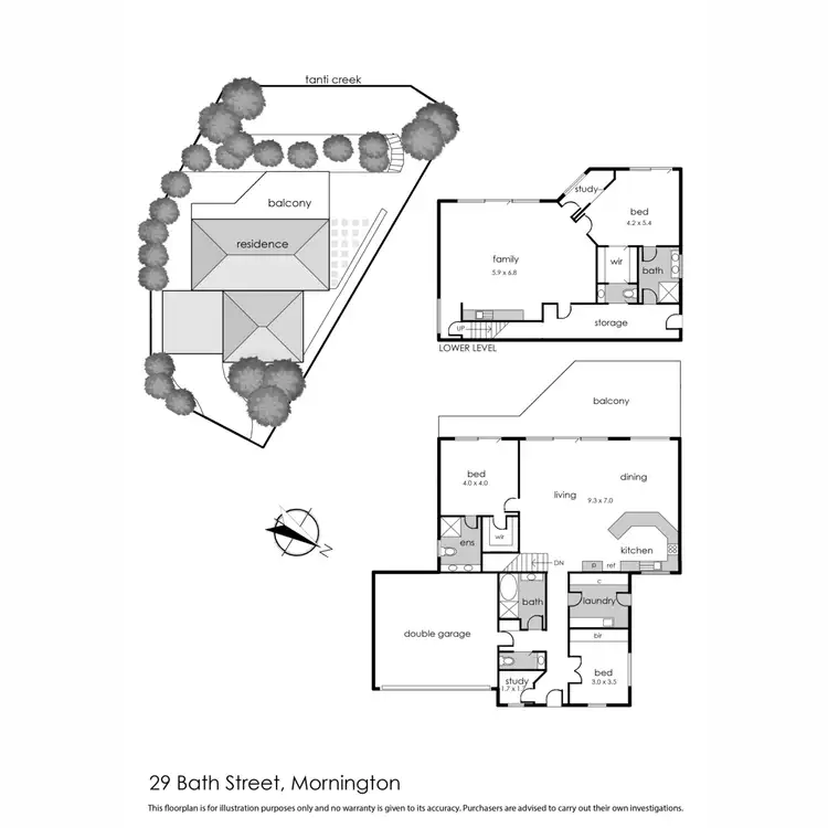 Floorplan of Homely house listing, 29 Bath Street, Mornington VIC 3931