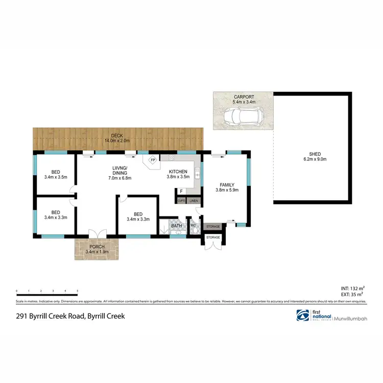 Floorplan of Homely rural property listing, LOT 7/291 Byrrill Creek Road, Byrrill Creek NSW 2484