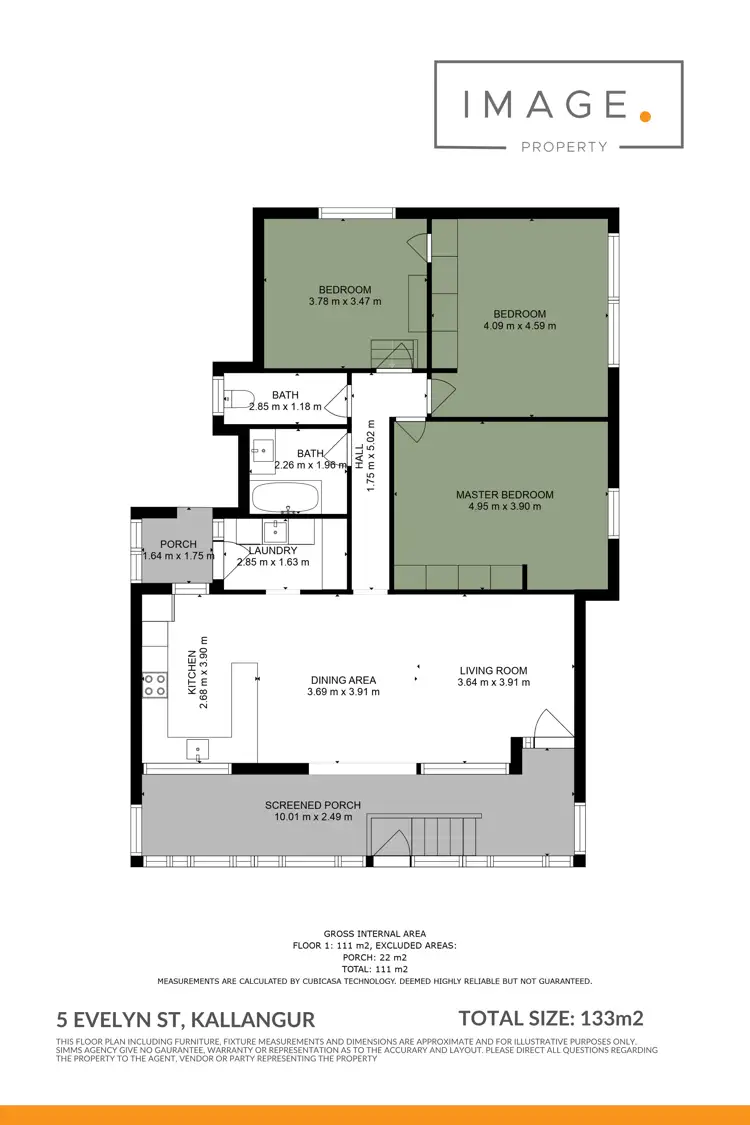 Floorplan of Homely house listing, 5 Evelyn Street, Kallangur QLD 4503