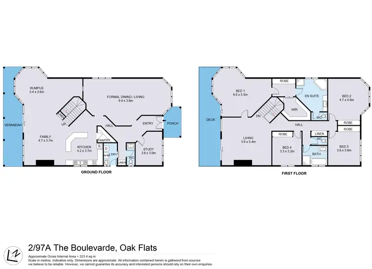 Floorplan of Homely house listing, 2/97A The Boulevarde, Oak Flats NSW 2529