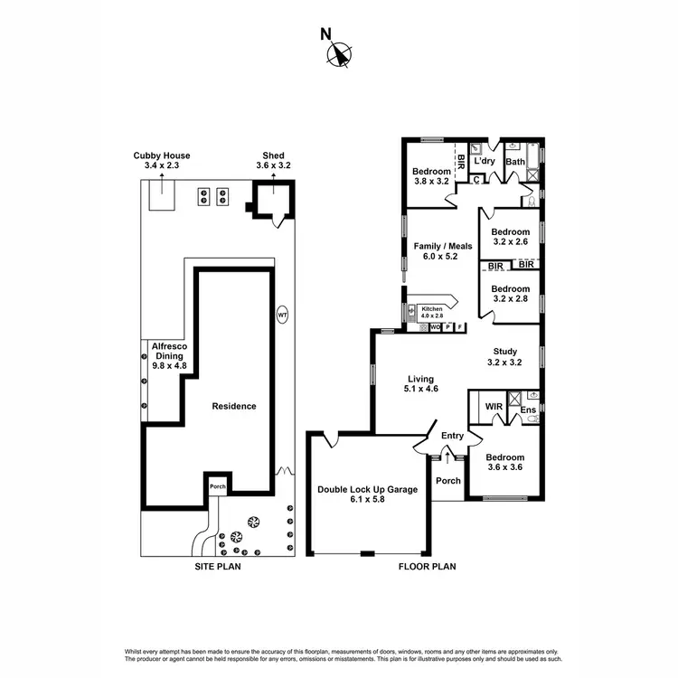 Floorplan of Homely house listing, 4 Samuel Evans Court, Seabrook VIC 3028