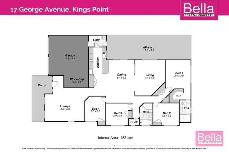 Floorplan of Homely house listing, 17 George Avenue, Kings Point NSW 2539