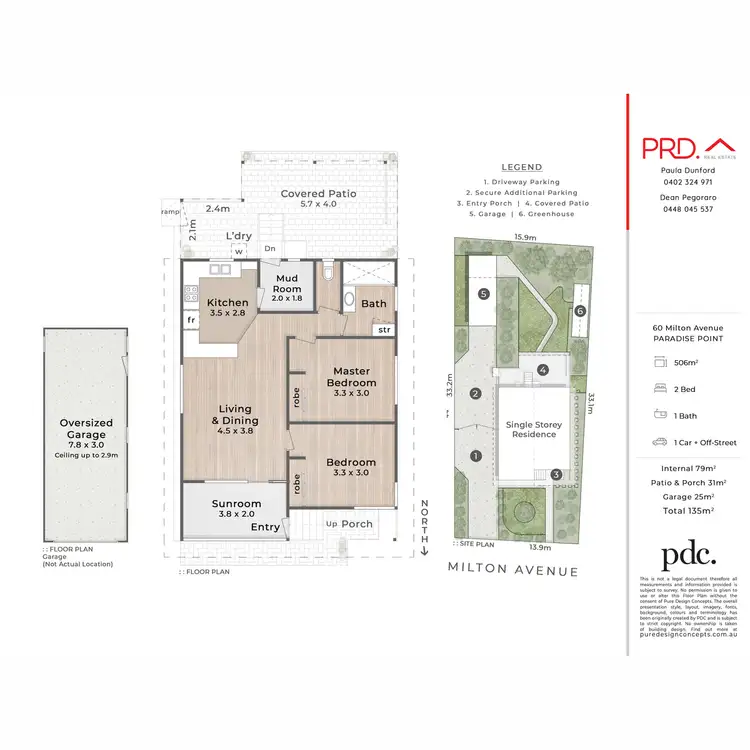 Floorplan of Homely house listing, 60 Milton Avenue, Paradise Point QLD 4216