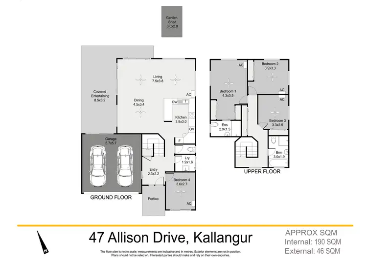 Floorplan of Homely house listing, 47 Allison Drive, Kallangur QLD 4503