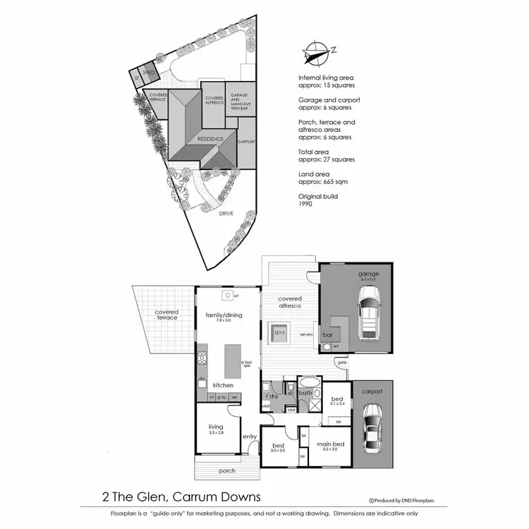 Floorplan of Homely house listing, 2 The Glen, Carrum Downs VIC 3201