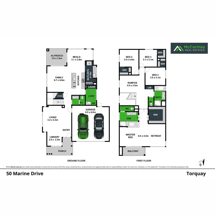 Floorplan of Homely house listing, 50 Marine Drive, Torquay VIC 3228