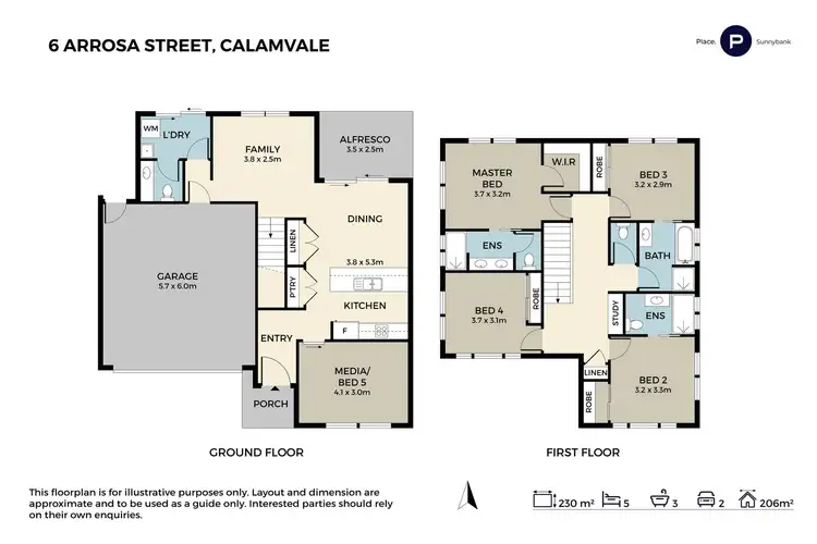 Floorplan of Homely house listing, 6 Arrosa Street, Calamvale QLD 4116