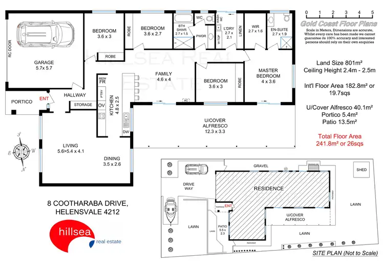 Floorplan of Homely house listing, 8 Cootharaba Drive, Helensvale QLD 4212