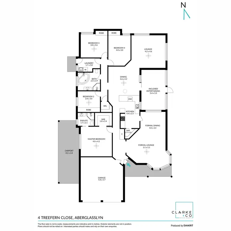 Floorplan of Homely house listing, 4 Treefern Close, Aberglasslyn NSW 2320