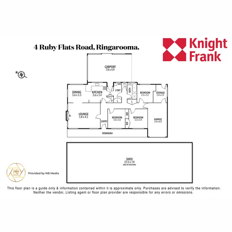 Floorplan of Homely house listing, 4 Ruby Flats Road, Ringarooma TAS 7263