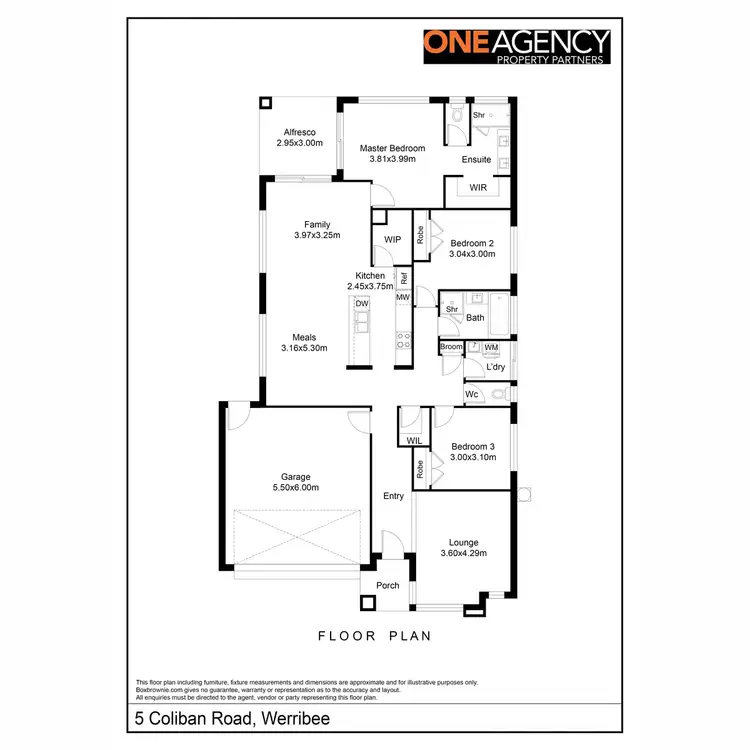 Floorplan of Homely house listing, 5 Coliban Road, Werribee VIC 3030