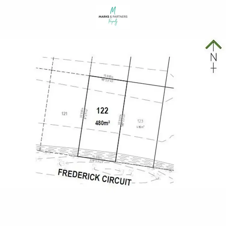 Floorplan of Homely land listing, Lot 121 Frederick Circuit, Eli Waters QLD 4655
