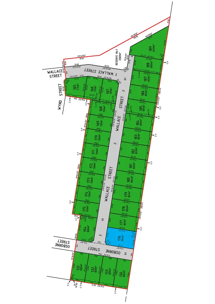 Floorplan of Homely land listing, 45 Wallace Street, Sale VIC 3850