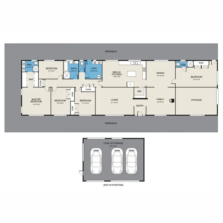 Floorplan of Homely rural property listing, 103 Dickenson Road, Melville NSW 2320