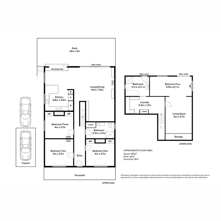 Floorplan of Homely house listing, 11 Hornsey Avenue, East Launceston TAS 7250