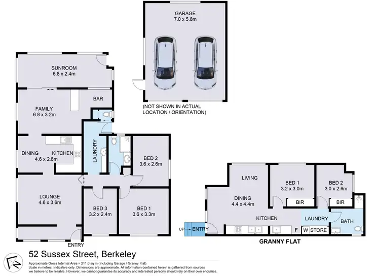 Floorplan of Homely house listing, 52 Sussex Street, Berkeley NSW 2506
