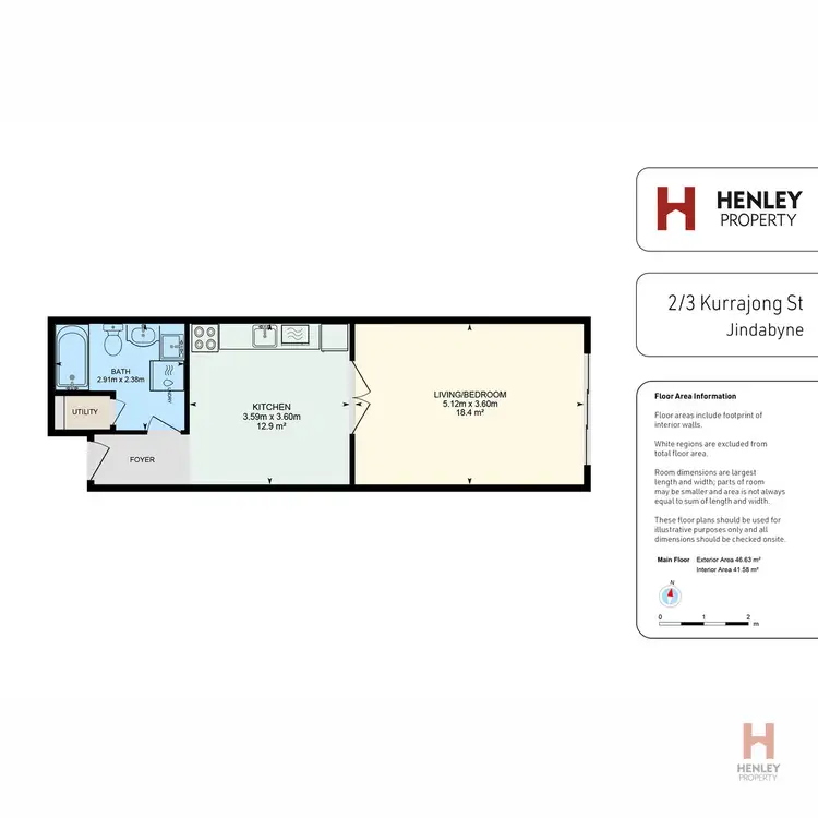 Floorplan of Homely apartment listing, 2/3 Kurrajong Street, Jindabyne NSW 2627