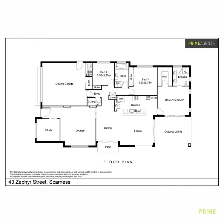 Floorplan of Homely house listing, 43 Zephyr Street (off East Street), Scarness QLD 4655
