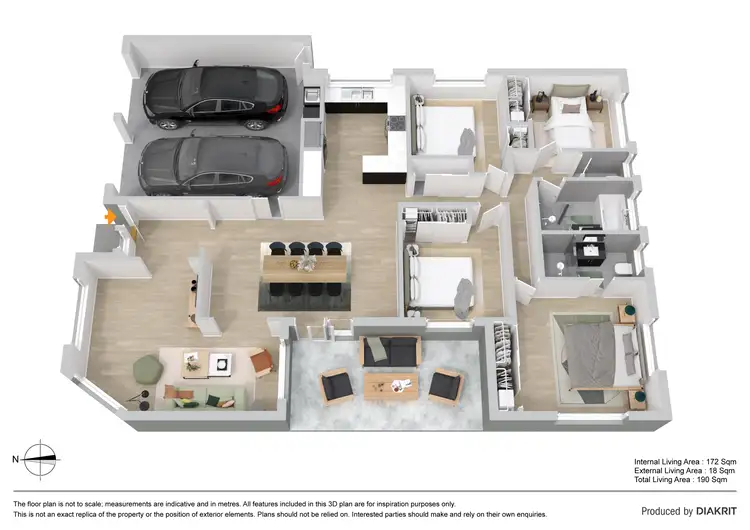 Floorplan of Homely house listing, 1 Bearke Place, Bracken Ridge QLD 4017