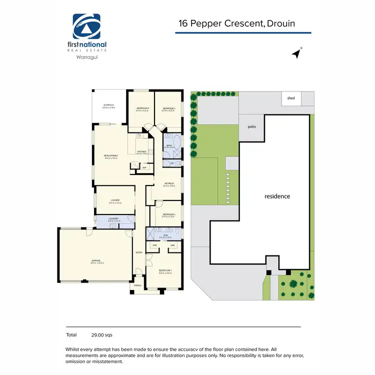 Floorplan of Homely house listing, 16 Pepper Crescent, Drouin VIC 3818
