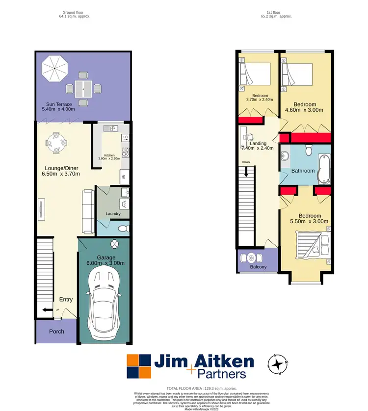 Floorplan of Homely townhouse listing, 8/4-6 Blaxland Avenue, Penrith NSW 2750