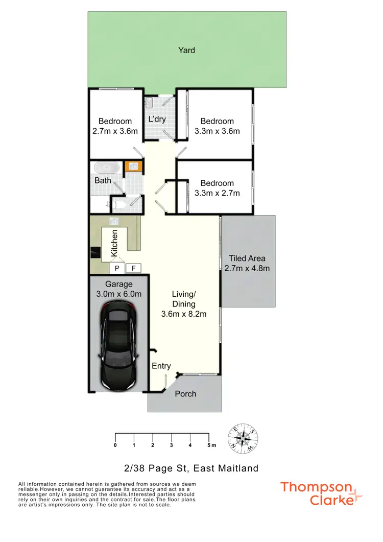 Floorplan of Homely apartment listing, 2/38 Page Street, East Maitland NSW 2323