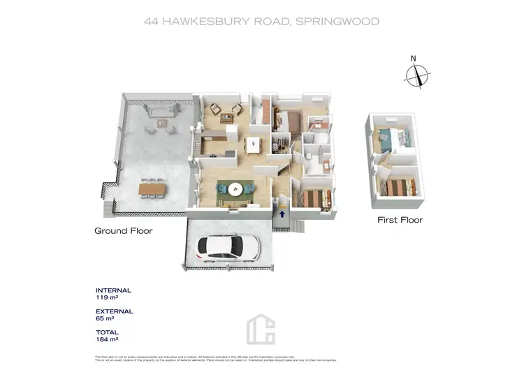 Floorplan of Homely house listing, 44 Hawkesbury Road, Springwood NSW 2777