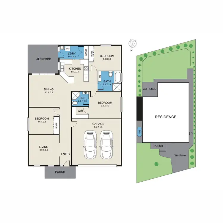 Floorplan of Homely house listing, 1 Traminer Grove, Cessnock NSW 2325