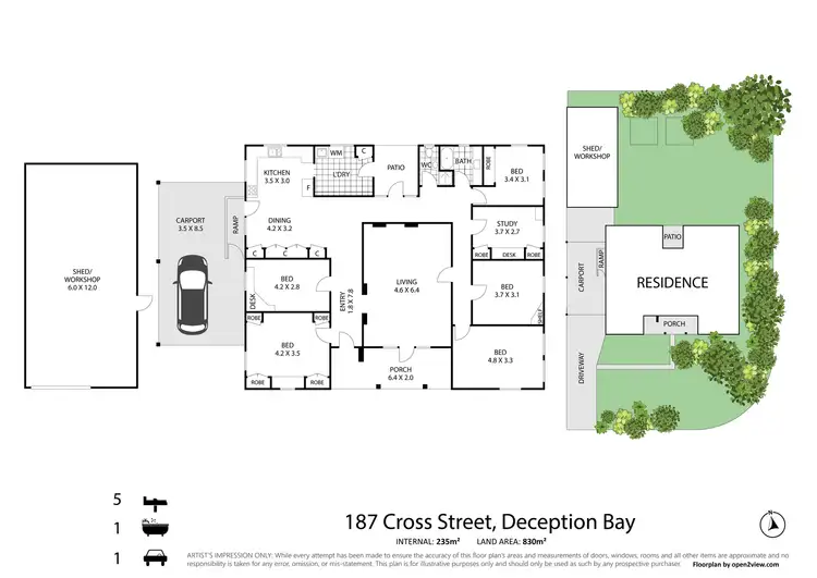 Floorplan of Homely house listing, 117 Cross Street, Deception Bay QLD 4508