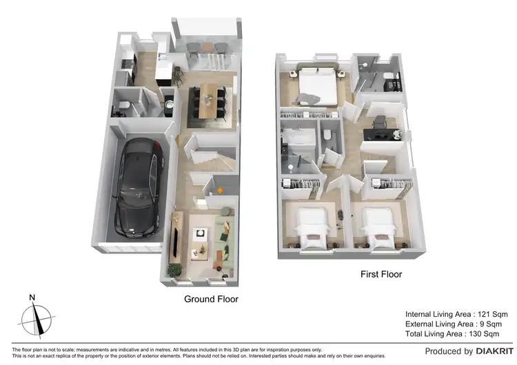 Floorplan of Homely townhouse listing, 46/119 Copeland Drive, North Lakes QLD 4509