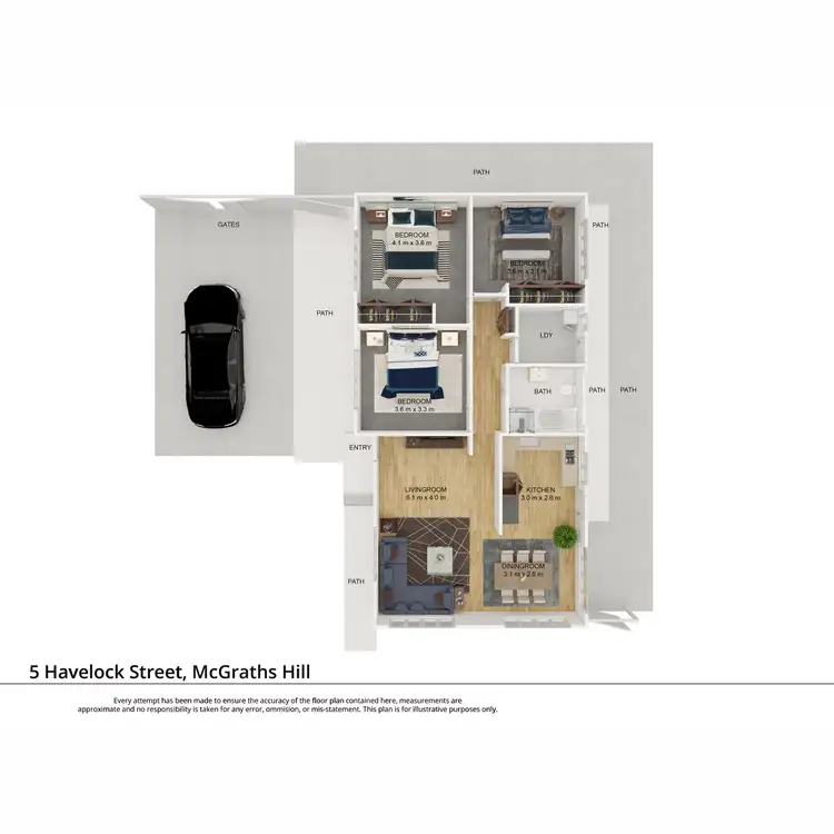 Floorplan of Homely house listing, 5 Havelock Street, Mcgraths Hill NSW 2756