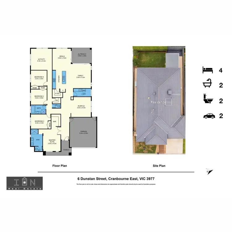 Floorplan of Homely house listing, 6 Dunstan Street, Cranbourne East VIC 3977